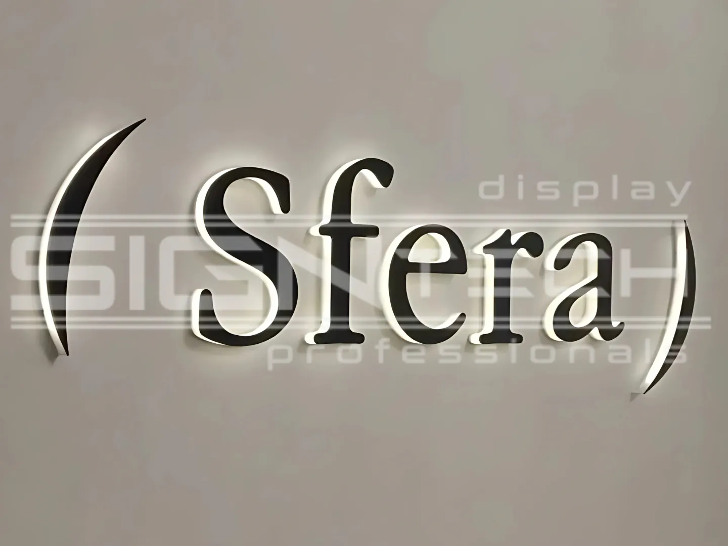 Anuncio Luminoso de Sfera por Signtech